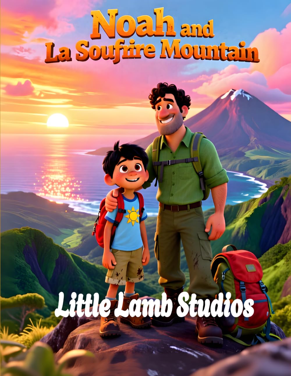 Noah and La Soufrière Mountain: A Christian Children’s Story About Courage: A Heartwarming Kids Bible Story Teaching Bravery, Faith, and Trust in God (Joshua 1:9) (Faith-Filled Adventures)