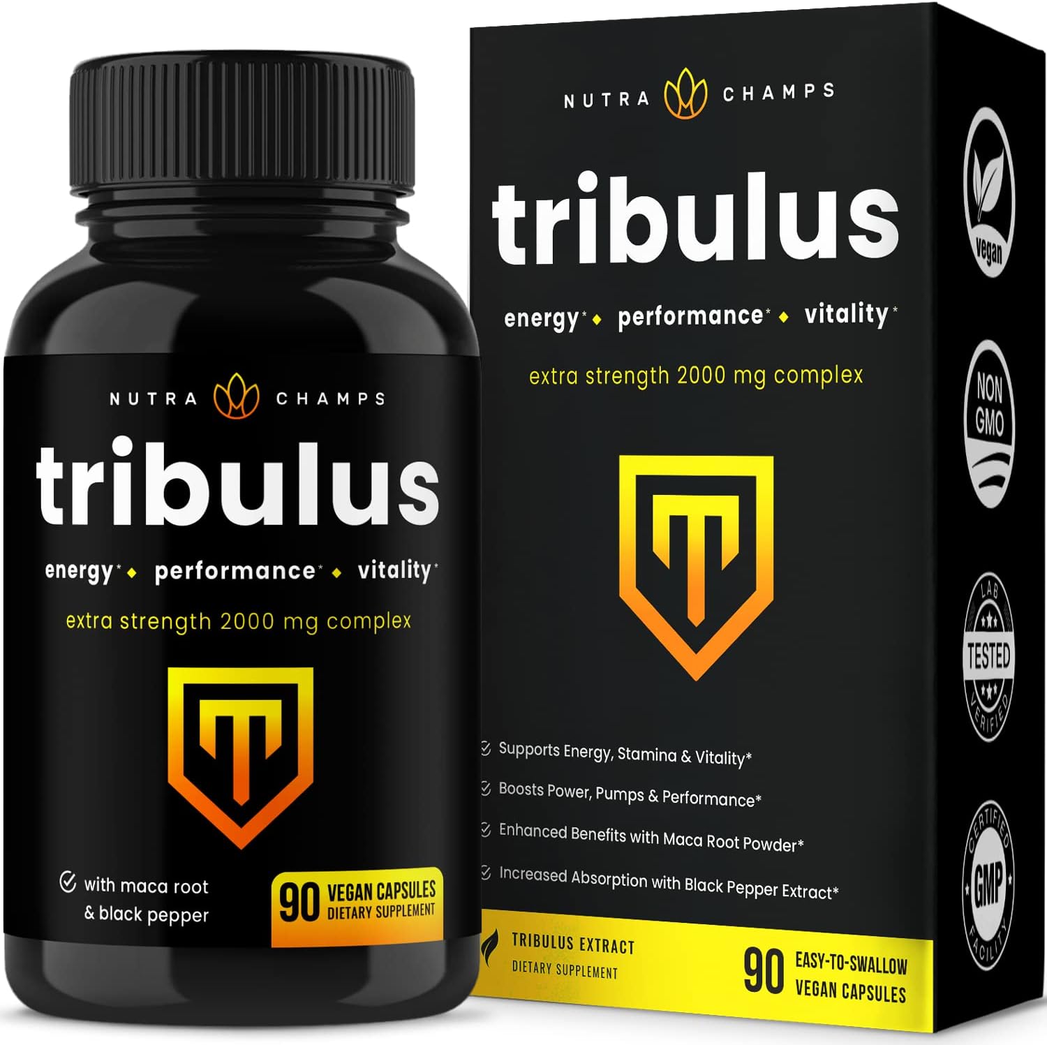 Tribulus Terrestris for Men 2000mg Supplement Booster for