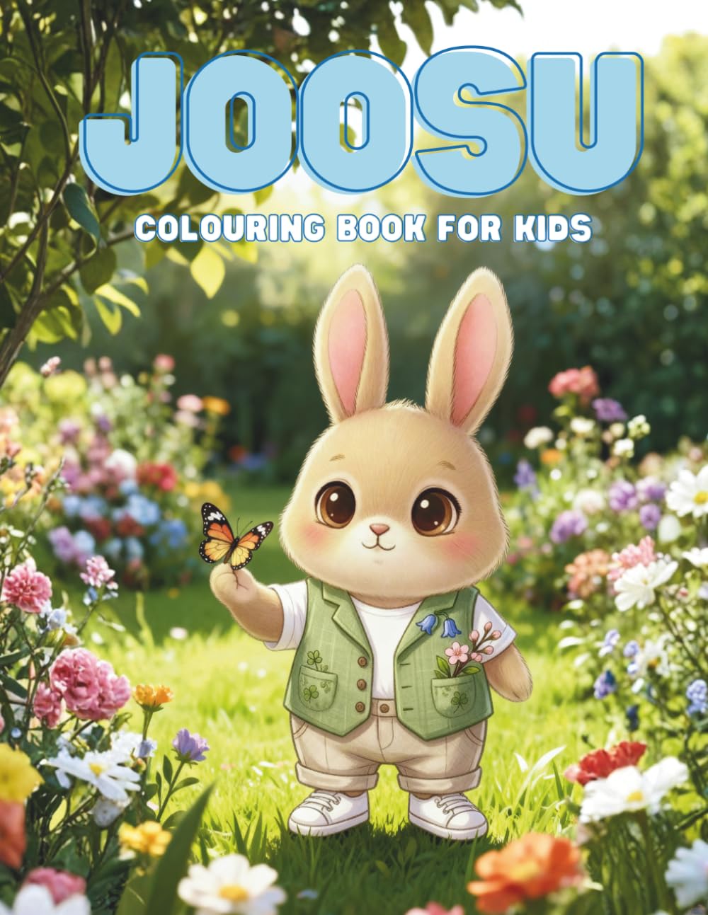 JOOSU: SPRING COLOURING BOOK FOR KIDS - Kids Colouring Ages 3-12 Years Old, Fun Whimsical: Colouring Book for Kids/Adults