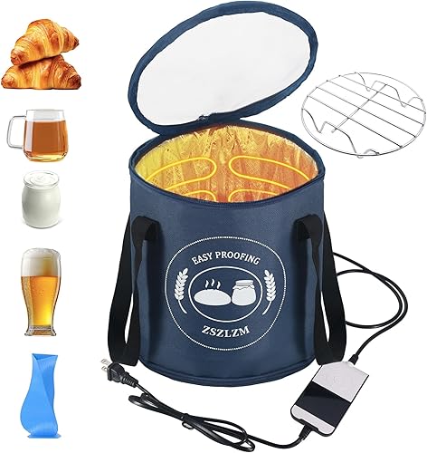 Kombucha - Calentador de fermentación, calentador de fermentación, control de temperatura, 50-113 F, temporizador de 48 horas, diseño redondo, extra