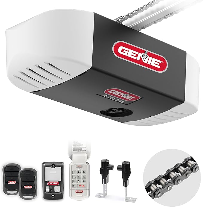 Genie Chain Drive 550 Garage Door Opener, Heavy Duty Chain Drive Opener, Model 2035-TKO