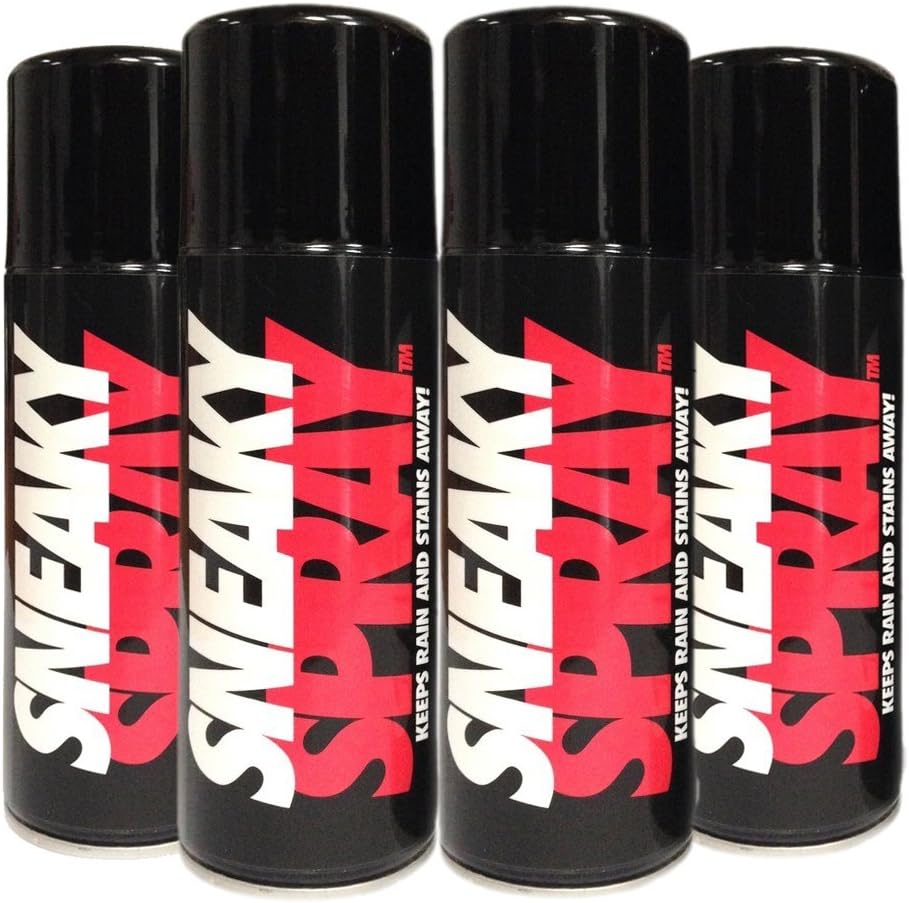 Sneaky Spray shoe protector crep protect trainer suede waterproof - 4 cans - 800ml