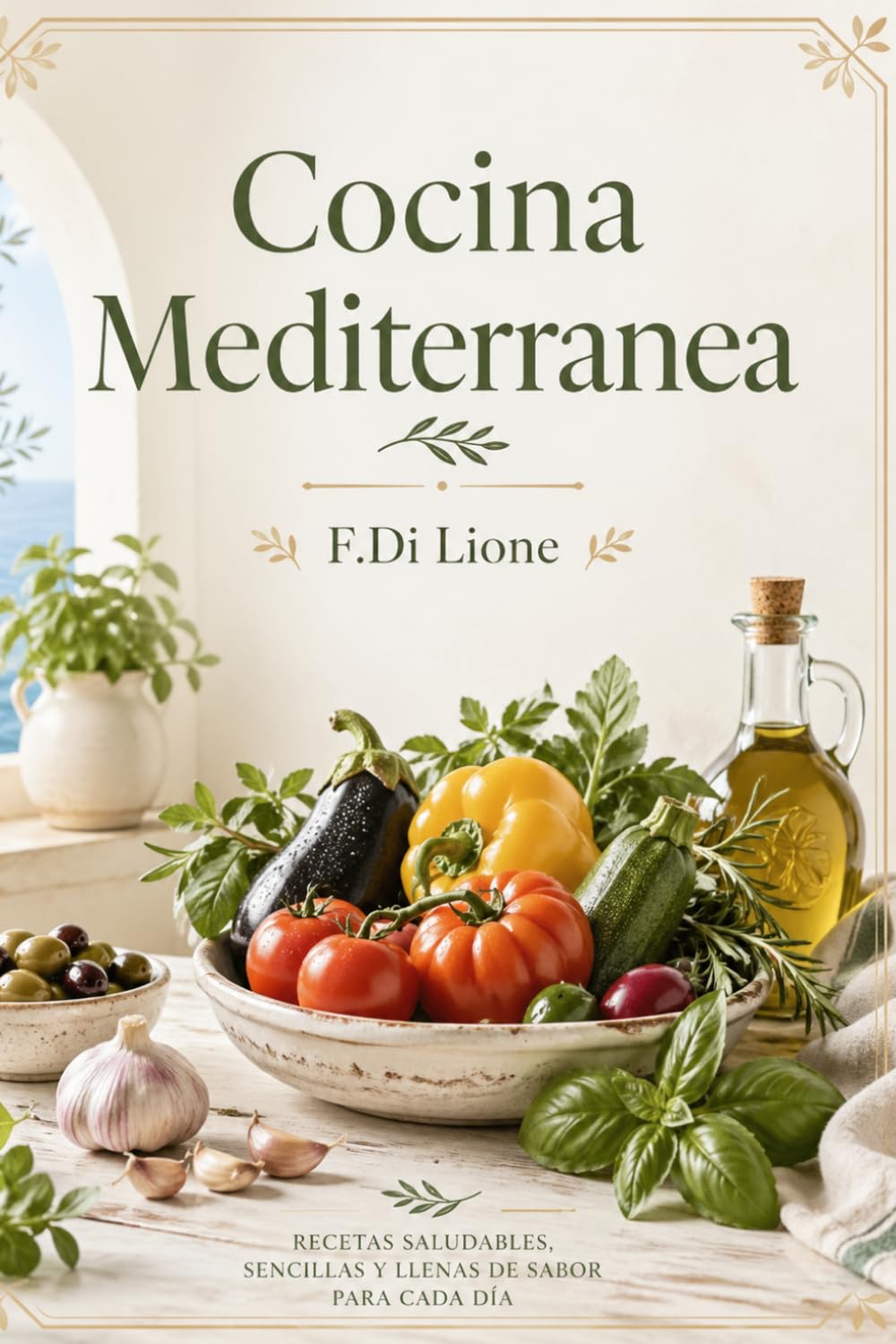 Dieta Mediterránea Básica y Sabrosa: Recetas fáciles y plan de comidas para una vida Saludable