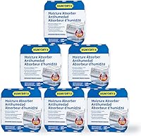 Vista 7 de HUMYDRY® - Paquete de 6 dispositivos deshumidificadores prémium con 6 repuestos de absorción de humedad - 15.9 oz - Sin fragancia - Ideal