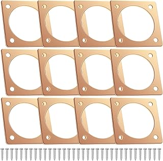Metal Portal Bird House Guard Copper Portal for Eastern Bluebird Houses 1 Opening (12 Pieces,1.5 Inch)