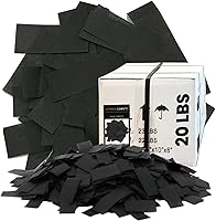 Vista 9 de Ultimate Confetti, Confeti biodegradable marrón – Confeti rectangular de papel de seda aleteado para uso en cañones y lanzadores – Confeti del Día
