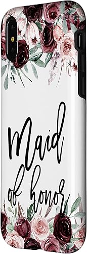 Miniatura 8 de Funda para iPhone XS Max con diseño floral para dama de honor