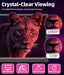 Feihe 15.6 Petits malins de pouce TV HD 1080P LED, Télévision intelligente écran plat avec ATSC Tuner/HDMI/USB/AV pour cuisine, RV, Campeur, chez soi & Chambre à coucher ou divertissement sur le trajet