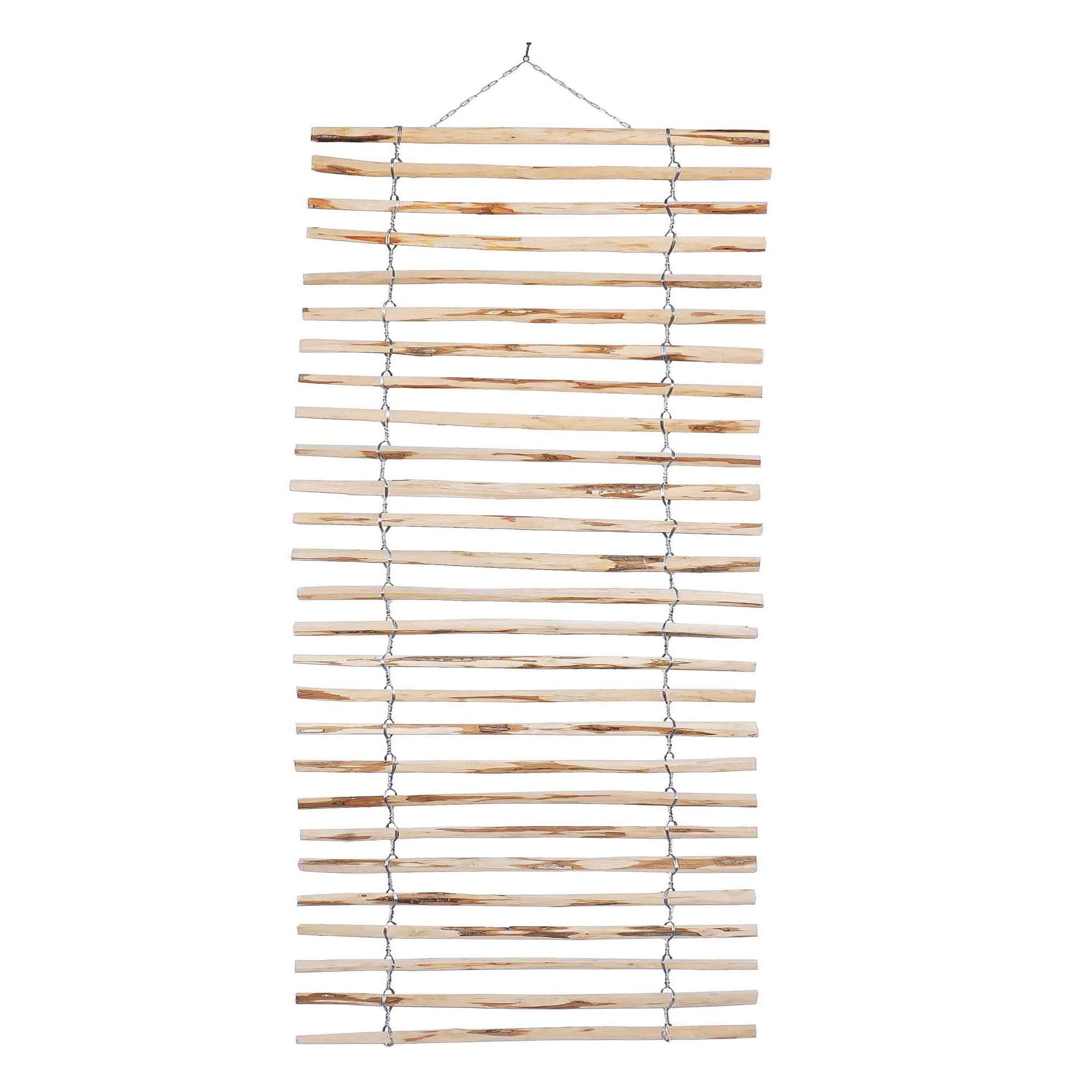 BOGATECO Rankgitter aus Haselnuss für Kletterpflanzen | 100 x 200 cm | 2 Größen zur Wahl | Holz Rankhilfe Perfekt für den Garten, Balkon und Terrasse | Rankgitter Sichtschutz