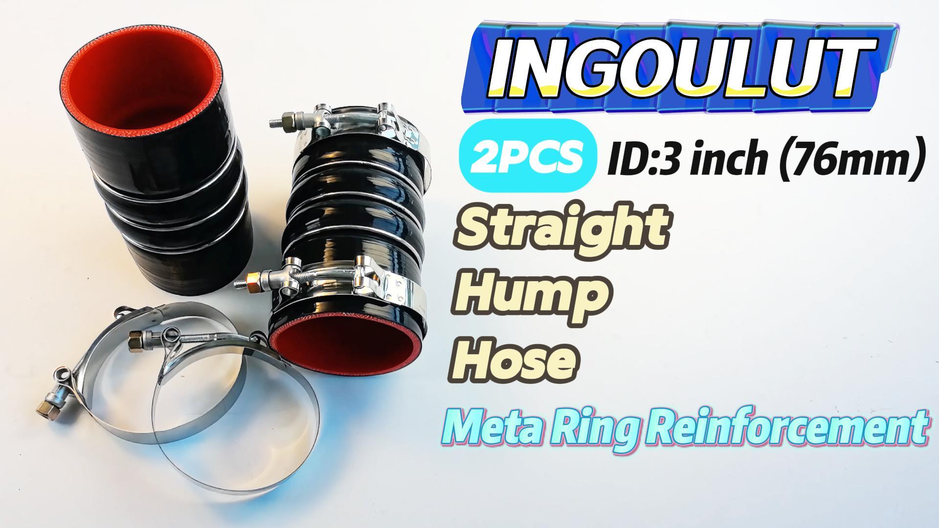 3-Ply Silicone Hump Hose Joiner – Turbo Coupler Pipe For Intercooler & Boost Pipes