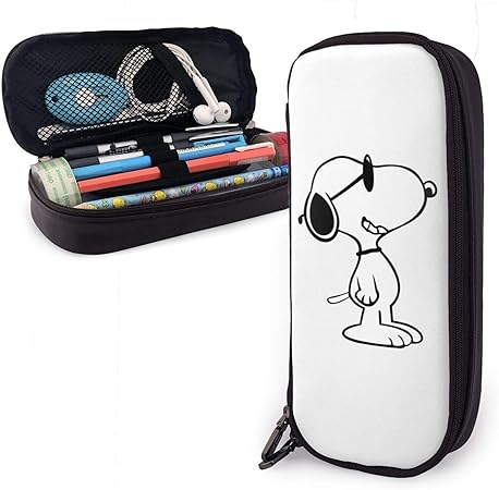 Amazon スヌーピー ペンケース 筆箱 化粧ポーチ おしゃれ 鉛筆 ケース 大容量 多機能 軽量 小学生 中学生 男の子 女の子 文房具 ダブルジッパ 通学 文房具 オフィス用品 文房具 オフィス用品