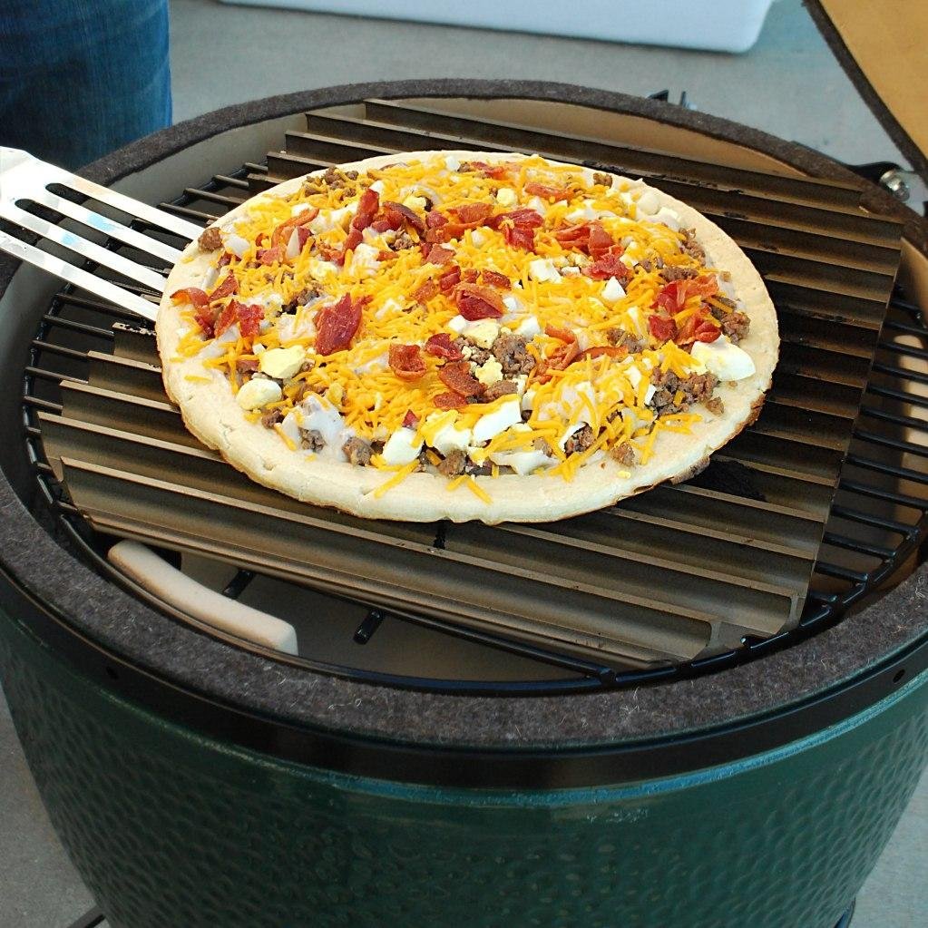 GrillGrate Grill Grate for Medium Big Green Egg | Hard Anodized Aluminum | Kamado Grill Accessories | Premium Charcoal Grill Accessories | 13.75 ” Deep x 10.5" Wide