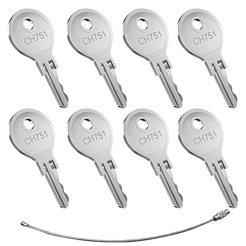 8pcs CH751 Key, Siapupy Universal CH 751 Replacement Keys, RV
