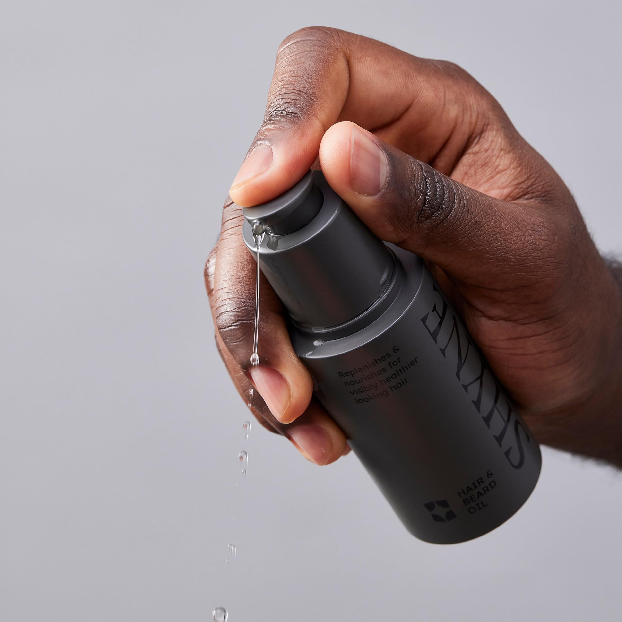 SHYNE Hair & Beard Oil | Nourishing Oil for Visibly Healthier Hair | Perfect for Men's Hair & Beards | 99% Natural Origin Rosemary, Castor & Argan Oil | Black Owned Beauty (50ml)