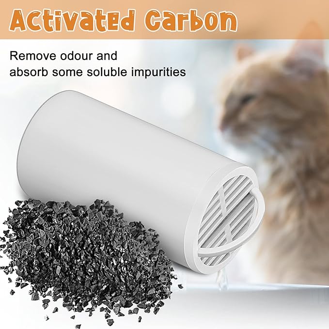Sweetude 36 Filtros de Carbón para Fuente de Agua Mascotas, Compatible con Drinkwell 360 miniatura 5