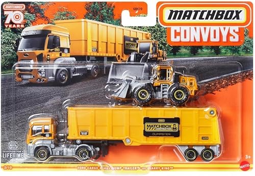 Miniatura 3 de Matchbox Convoys Ford Cargo & MBX - Remolque volquete / Quarry King