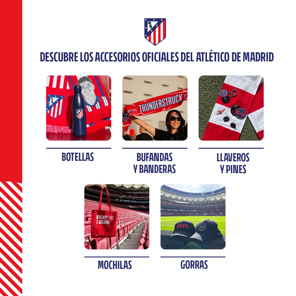 Atlético de Madrid 1903 - Bolso de Mano Rojo
