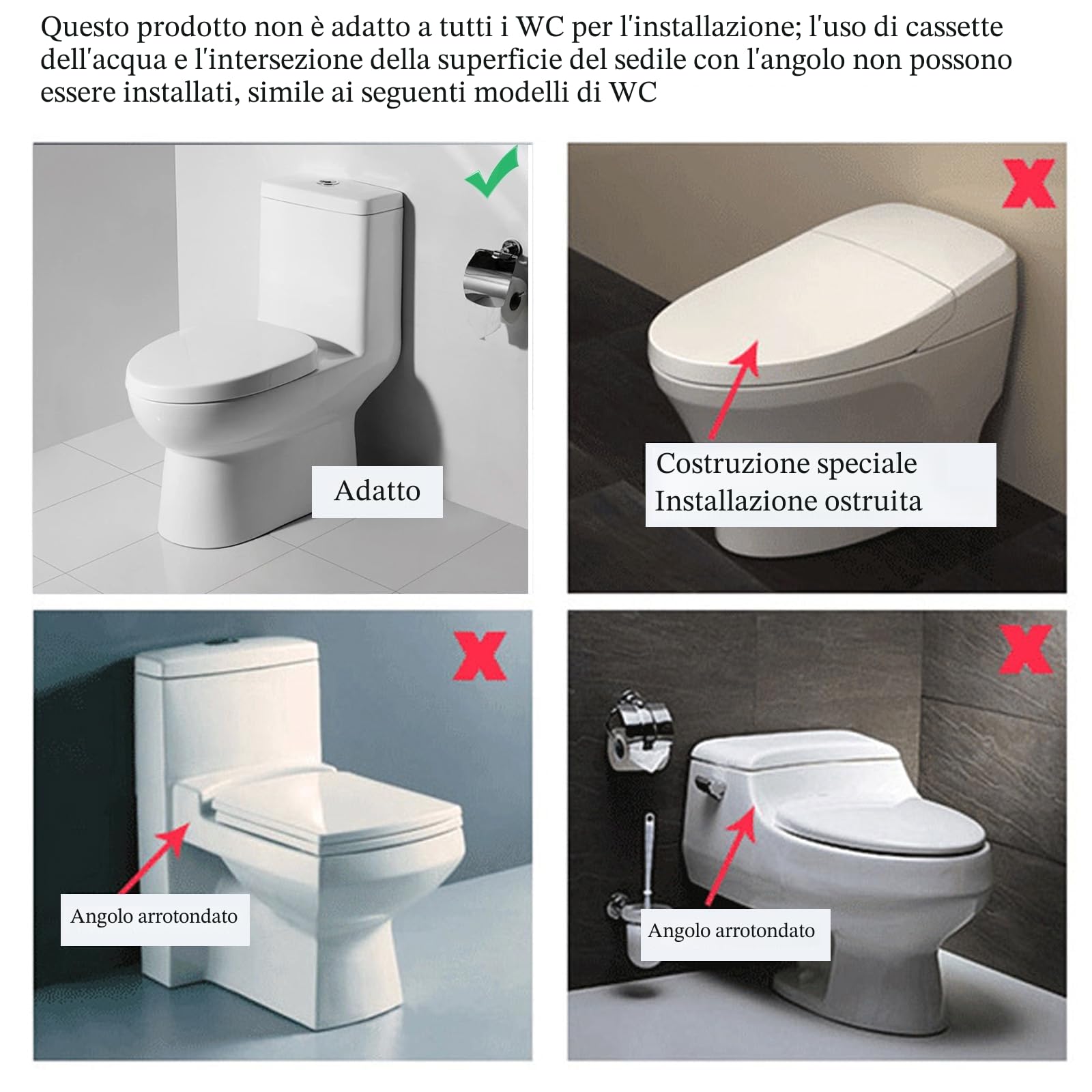 Ausilio per sollevarsi dal WC, Maniglioni per WC per Anziani, Alzawater con Braccioli, Alzawater con Altezza Regolabile, Ausilio per sollevarsi dal WC per Anziani e Persone Disabili
