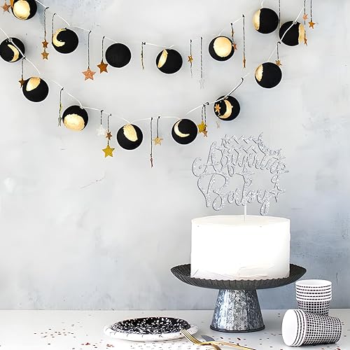 Miniatura 5 de Acuario - Decoración para pastel de cumpleaños de bebé, 12 temporadas del zodiaco acuariobebé de bienvenida, horóscopo, suministros de decoración de