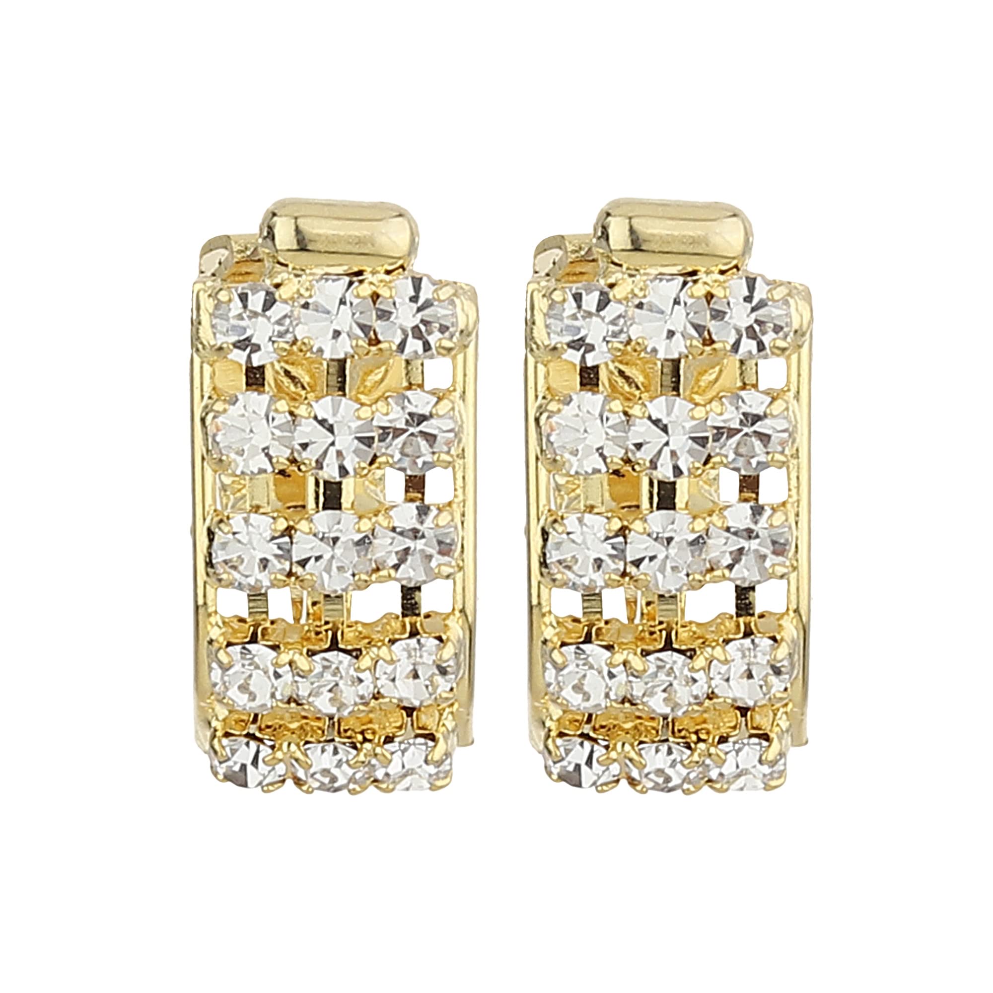 FirstBlush Clip On Earrings for Non-Pierced Ears – Comfortable Earrings for Women with Clip-On – Premium Gold-Plated Women’s Earrings – Exquisite and Modern Non-Piercing Earrings for Women (M254) (B0CVQSNFZQ) Amazon Price History, Amazon Price Tracker