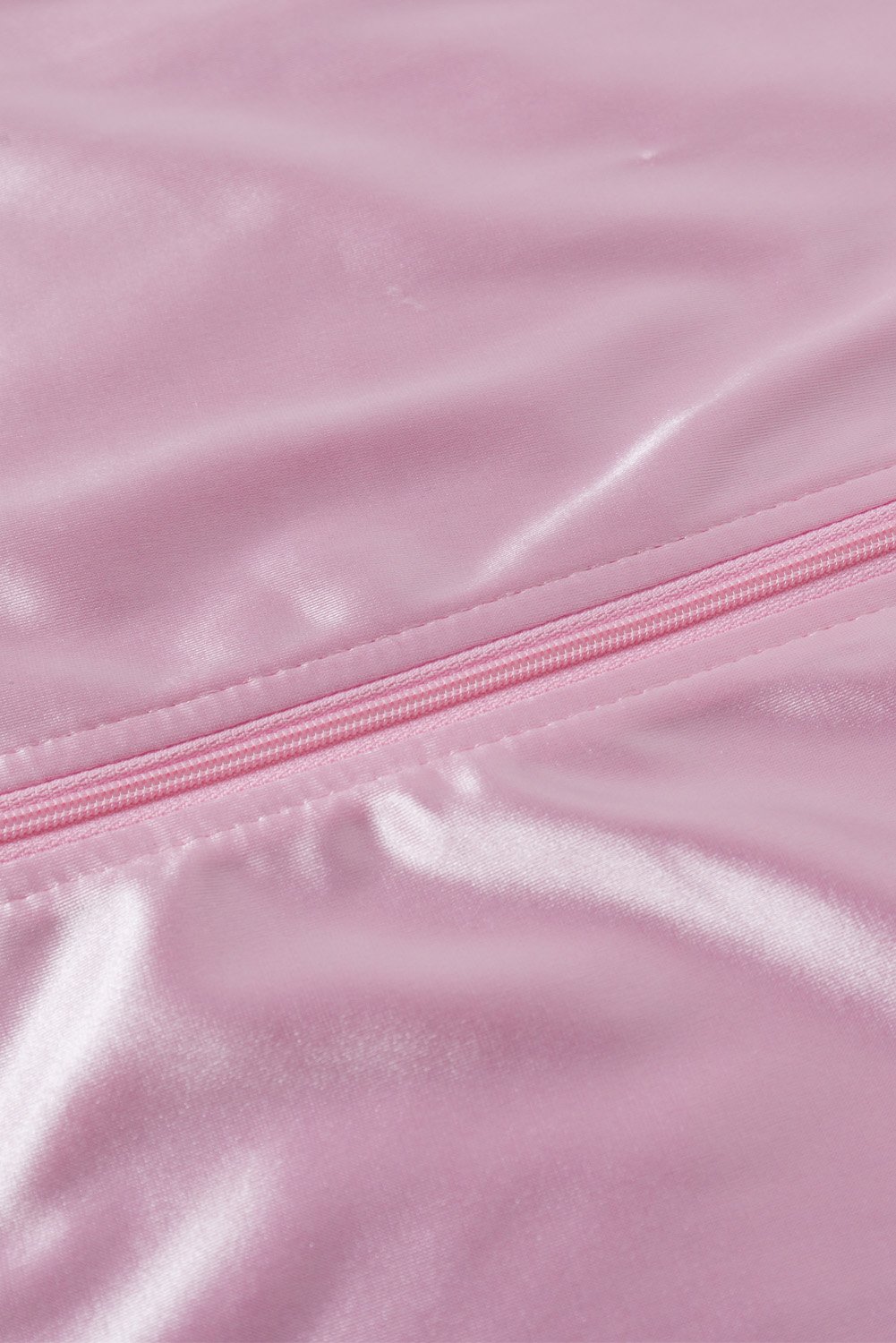 Chaqueta de satén rosa de los años 50 para mujer, disfraz de Halloween, carnaval, cosplay, chaqueta rosa con pañuelo para el cuello, disfraz de carnaval