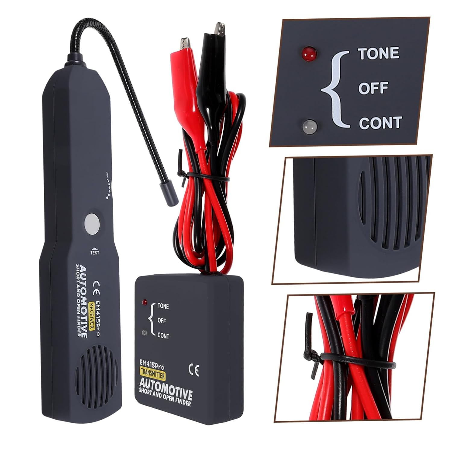 BESTOYARD 1Set Car Wire Tracer Short Circuit Tester for Automotive Electrical Diagnostics High Precision Detection User Friendly Design Essential Tool for Mechanics and DIY