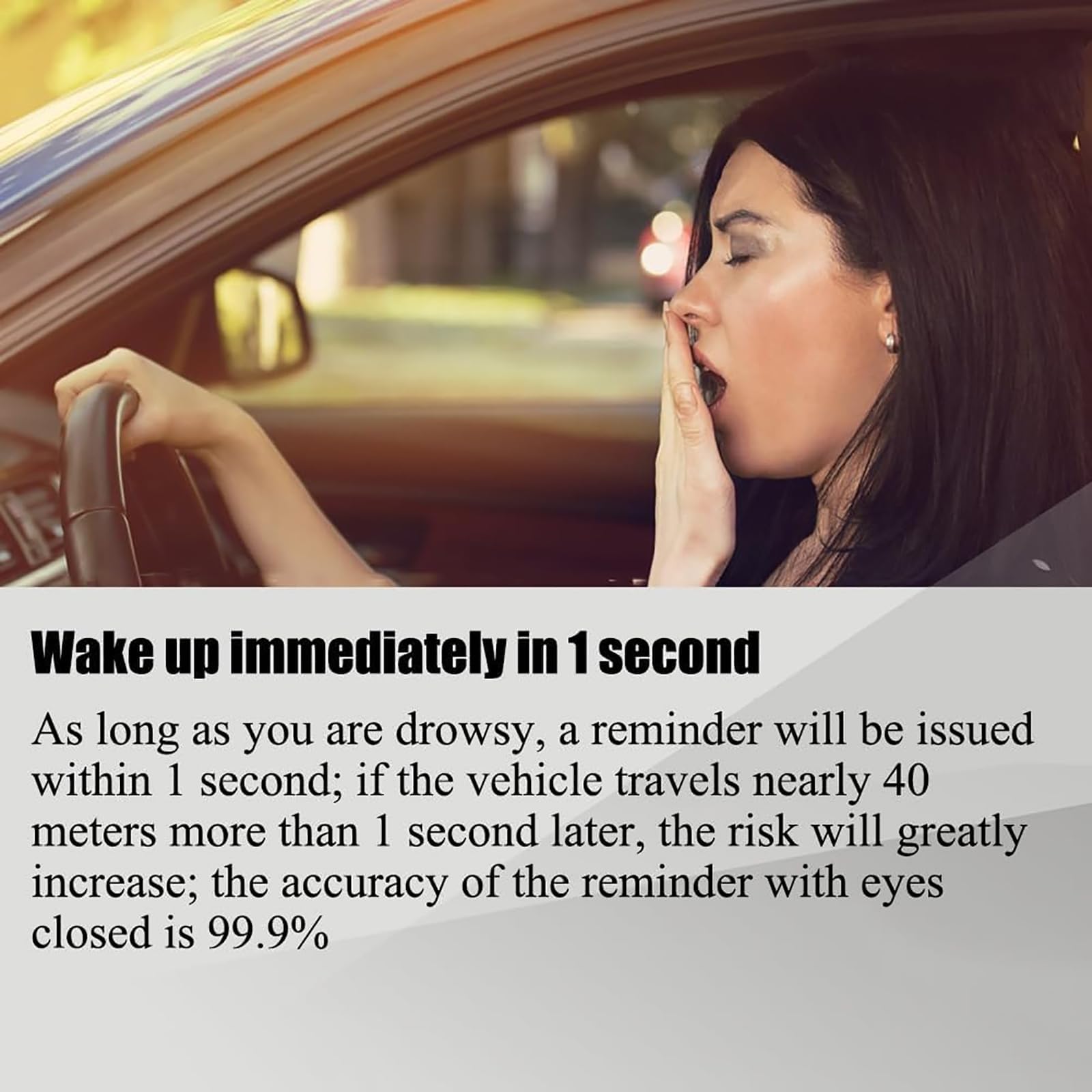 Dispositivo Di Allarme Per Stanchezza Del Conducente, Dispositivo Di Avviso Di Sicurezza Alla Guida Con Promemoria Continuo Ad Alta Voce, Monitoraggio Dell'allarme Anti-sonnolenza