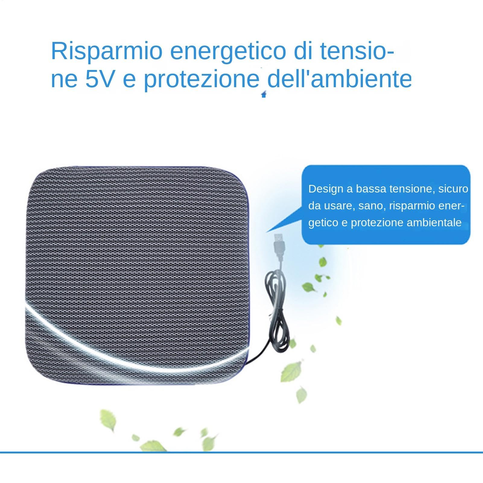 Cojín para Asiento de Coche - Cojín de Asiento de Coche con refrigeración | USB, cojín de asiento de coche transpirable, Cómodo cojín de asiento de coche con refrigeración USB para automóvil