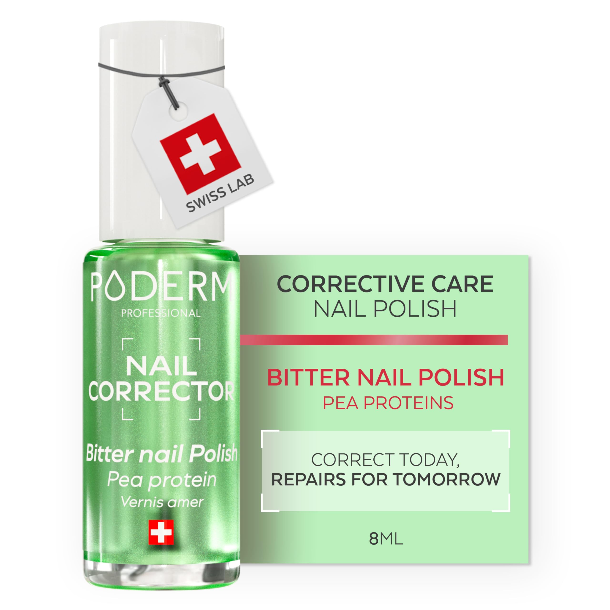 PODERM Nail Care Polish Corrector & Perfector - Bitter Formula - 8 ML