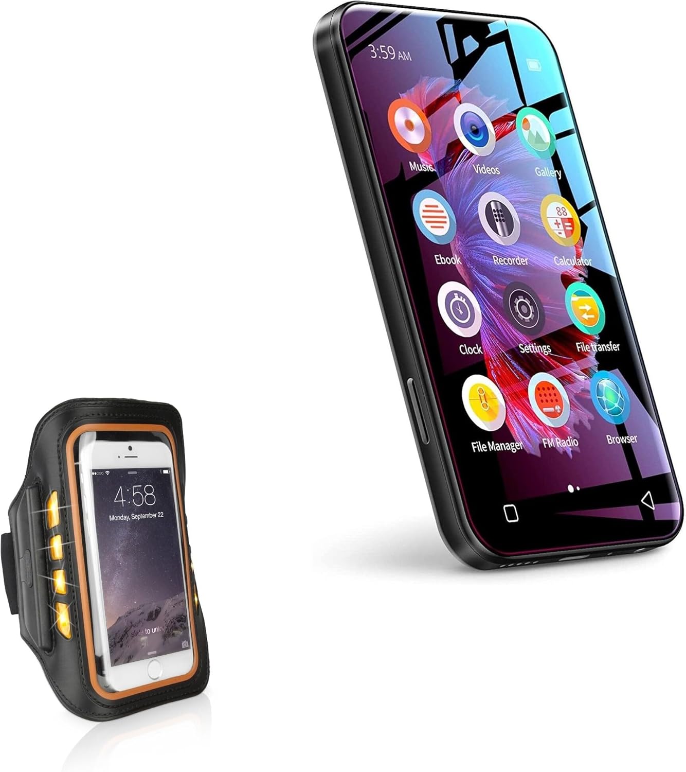 BoxWave Case Compatible with TIMMKOO WiFi Mp3 Player JogBrite Sports Armband, High