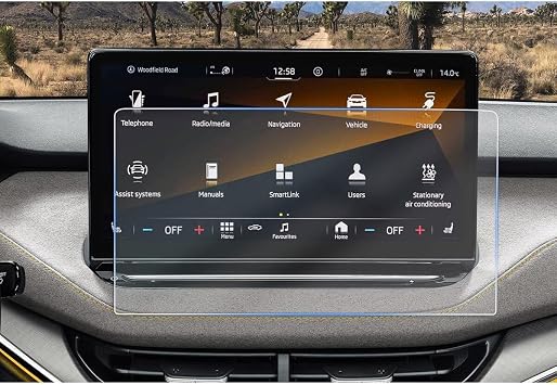 Skoda Elroq ile Uyumlu 2025-2026 13 inç Multimedya Navigasyon 9H Nano Ekran Koruyucu