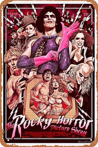The Rocky Horror Picture Show - Póster de metal vintage de 8 x 12 pulgadas, 8 x 12 pulgadas
