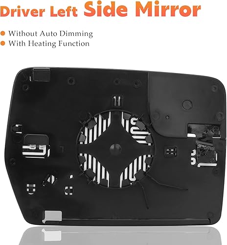 Miniatura 2 de Espejo retrovisor convexo con calefacción del lado izquierdo del conductor para Ford F-150 BL3Z-17K707-E 2011-2014