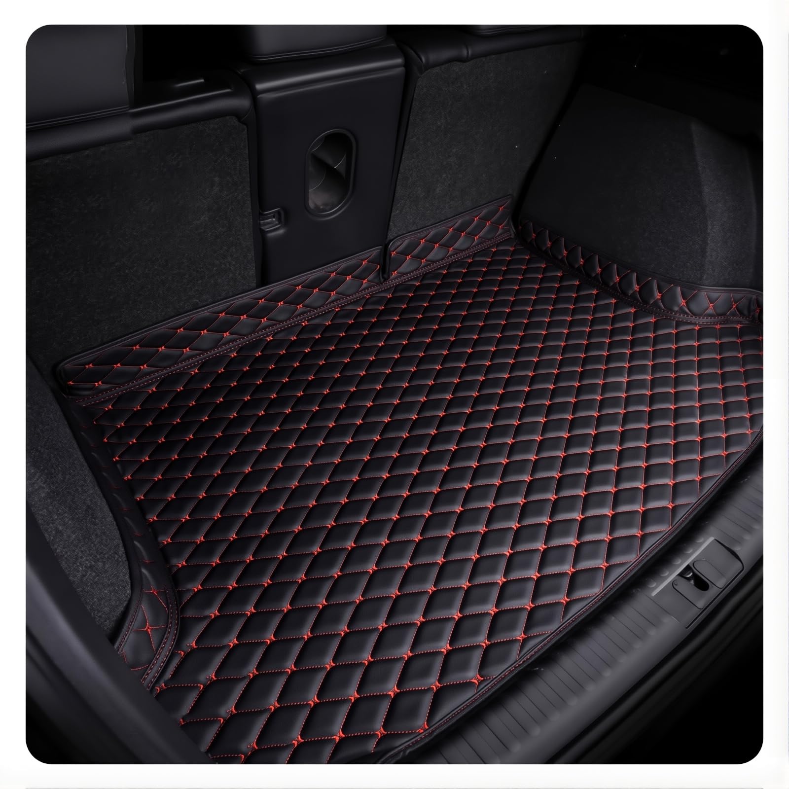 KOIYWQA Leather Boot Liner Mats for MG IM6 (2025+) Rear Trunk Protector Carpet Pad Cargo Protector Liners Custom Waterproof Antislip,B