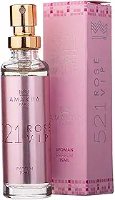 Perfume Feminino de Bolso 521 Rosé Vip Amakha Paris