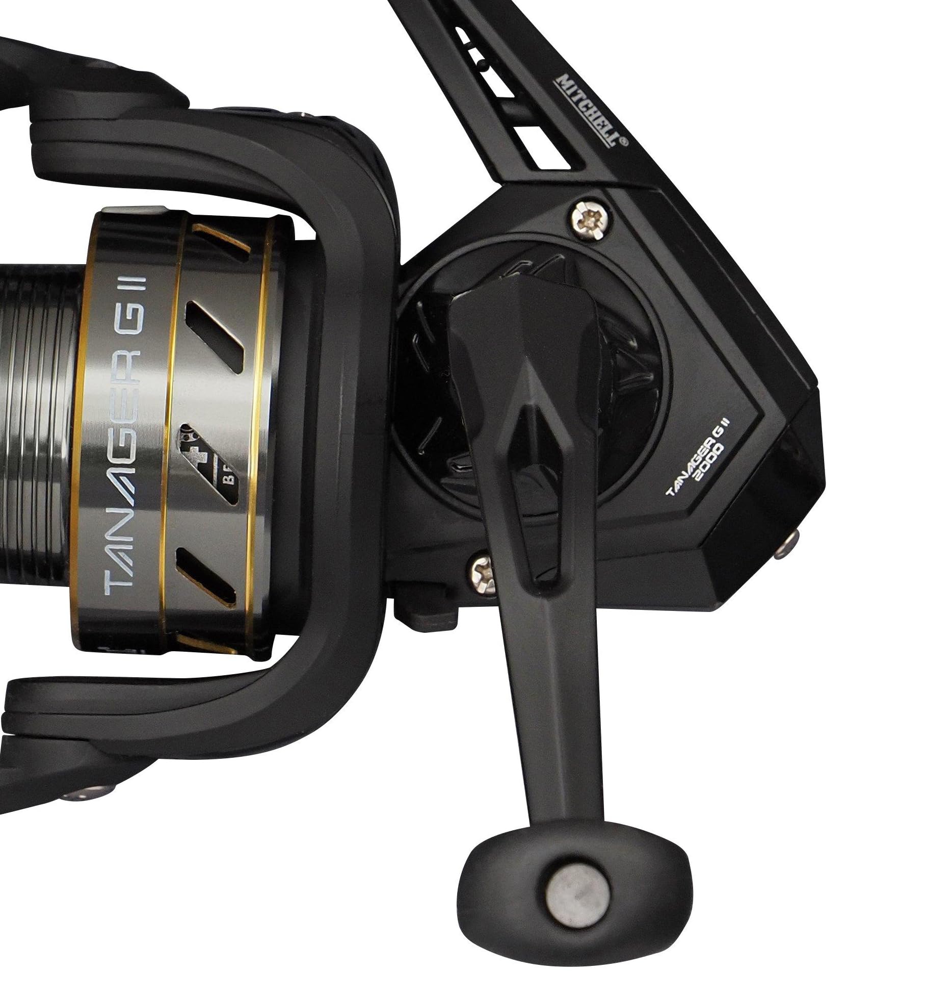 Mitchell Tanager G2 Spin Combo | Ensemble Canne à pêche Spinning et Moulinet pour la pêche en Eau Douce | Débutants et intermédiaires | Noir, Canne modérée | Plusieurs Options Disponibles
