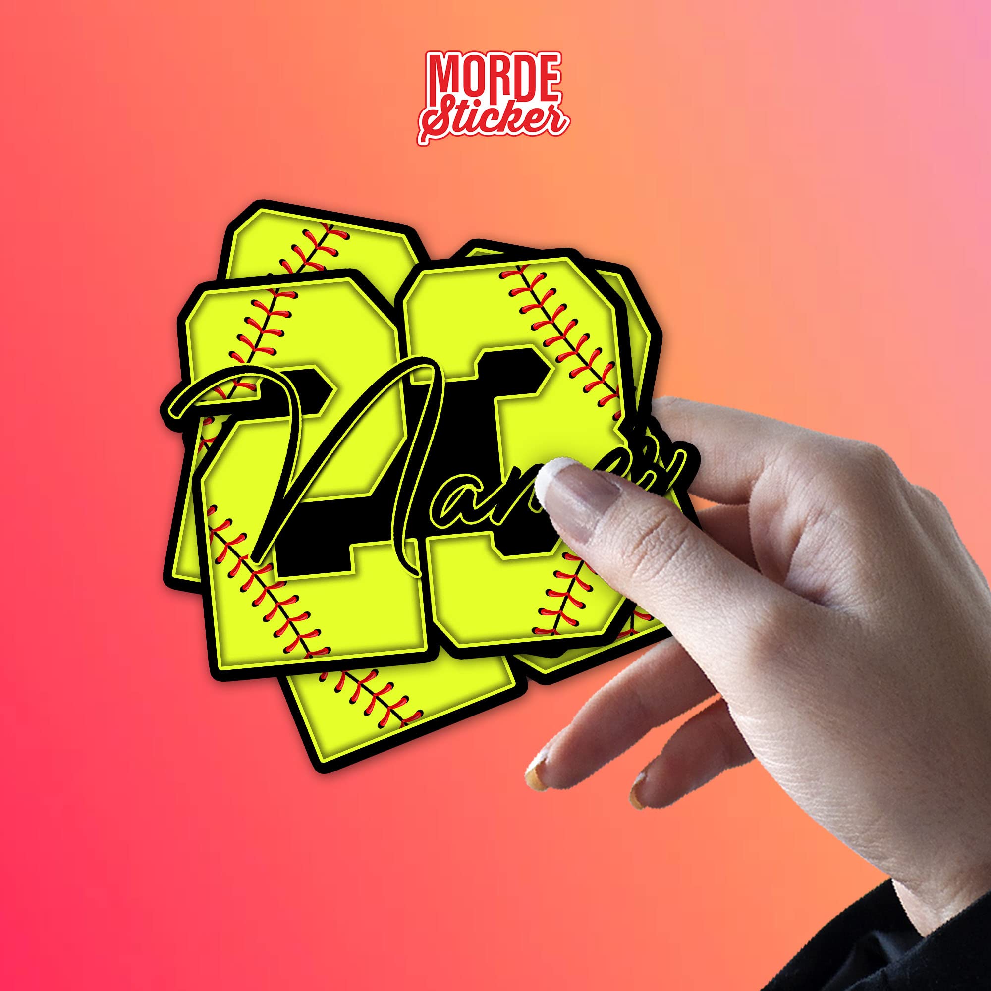 Decalcomanie Personalizzate Per Pomello Mazza Da Baseball, Scegli - Foto 6