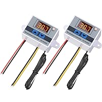 Vista 1 de XH-W3001 Módulo controlador de temperatura LED digital Interruptor de termostato digital con sonda impermeable Calefacción programable Enfriamiento