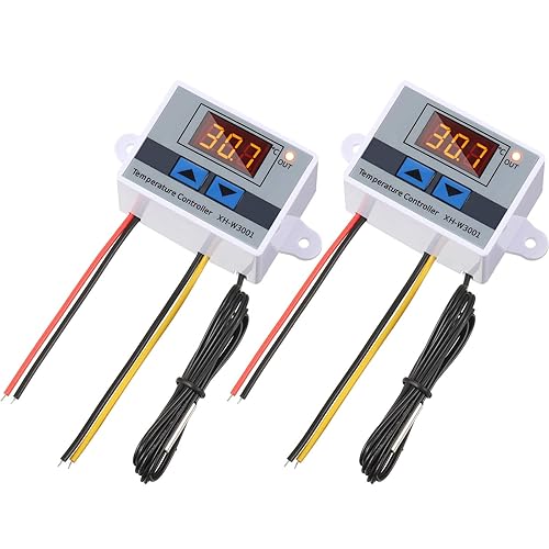 XH-W3001 Módulo controlador de temperatura LED digital Interruptor de termostato digital con sonda impermeable Calefacción programable Enfriamiento