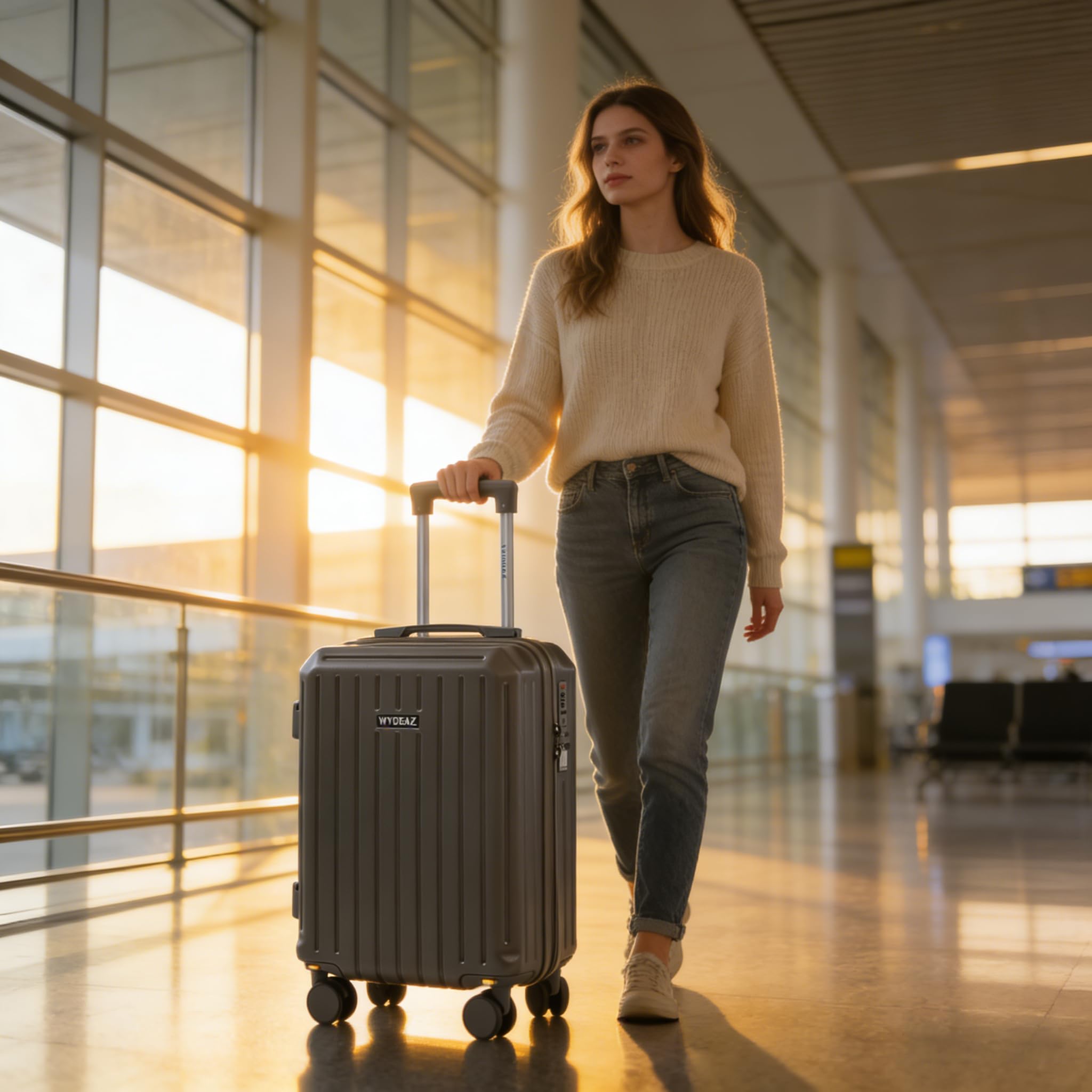 Maleta de Viaje Grande 76x50x32 cm Rígida ABS + PC con Cerradura TSA – Ideal para Facturación 23 kg, Ruedas Giratorias 360º Silenciosas — view 44
