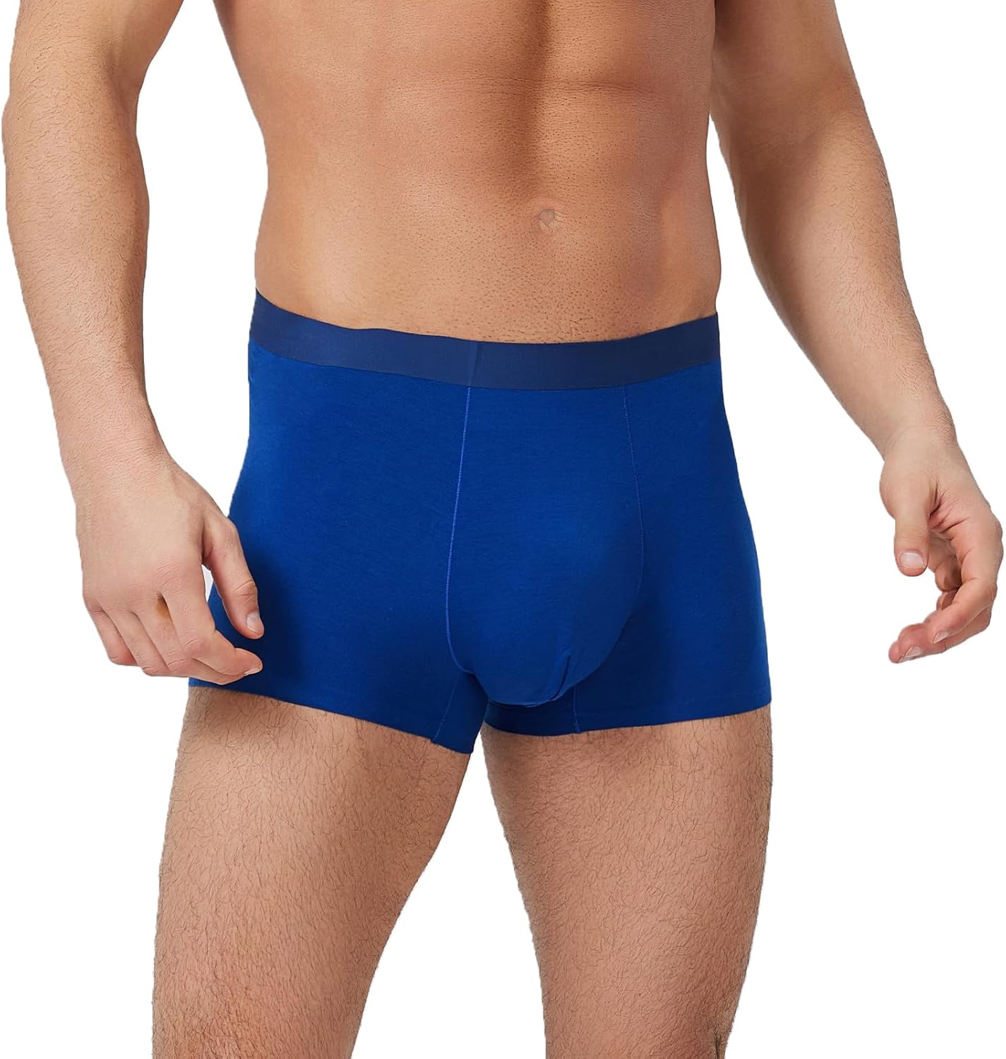 Men’s Merino Wool Tencel Boxer Briefs 3-Pack, Soft Underwear with Support Pouch Base Layer - Image 6