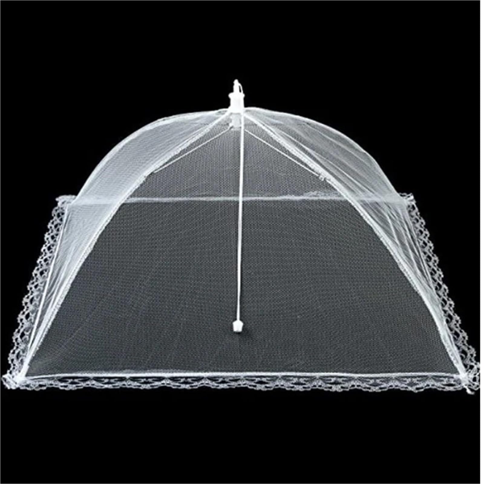 Netzabdeckung für Lebensmittel, Mesh-Pop-Up-Abdeckung, faltbar, atmungsaktiv, for Outdoor-Grill, Picknick, Küche, mehrere Größen(48x48cm 3pcs)