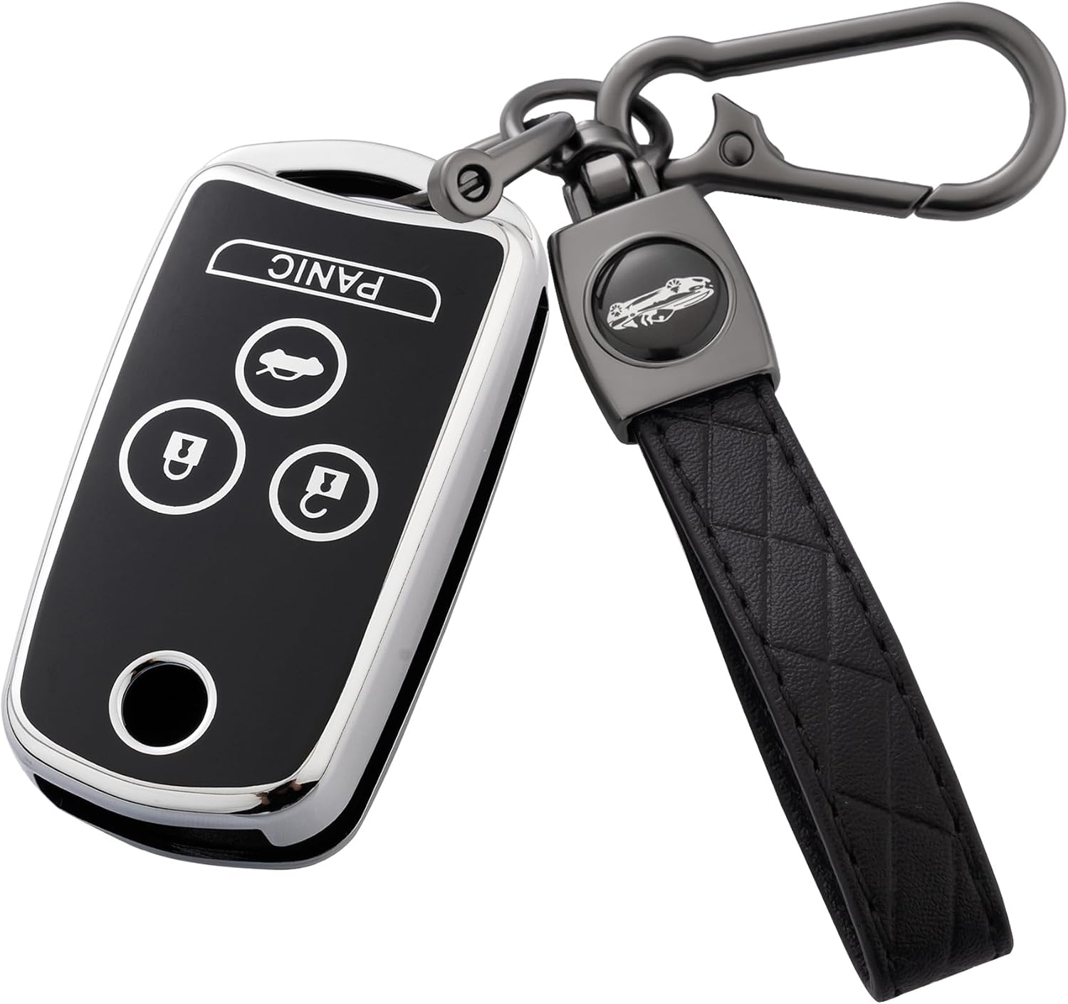 Key Fob Cover with Keychain for Acura MDX RDX 2007-2013