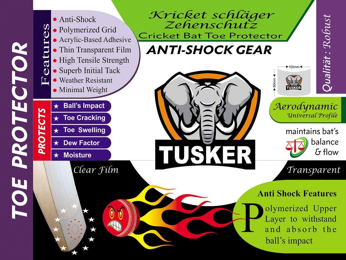 Tusker Cricket Bat Toe Protector