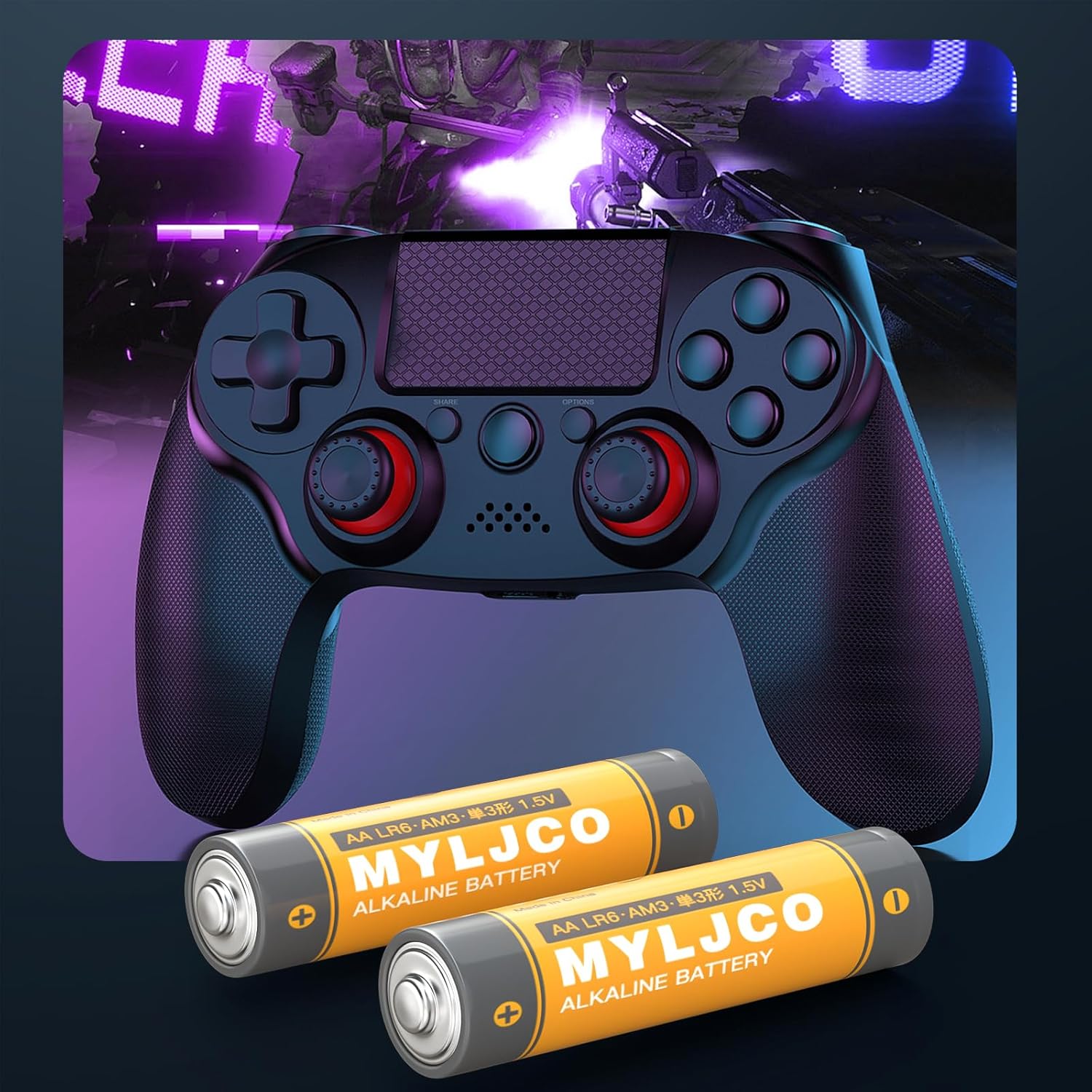 100-Pack AA Alkaline High-Performance Batteries,Alkaline AA Battery for Household and Office Devices 1.5 Volt, 10-Year Shelf Life (100)