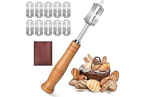 Bread Lame with Replaceable Blades For Pro Bakers - 10pcs