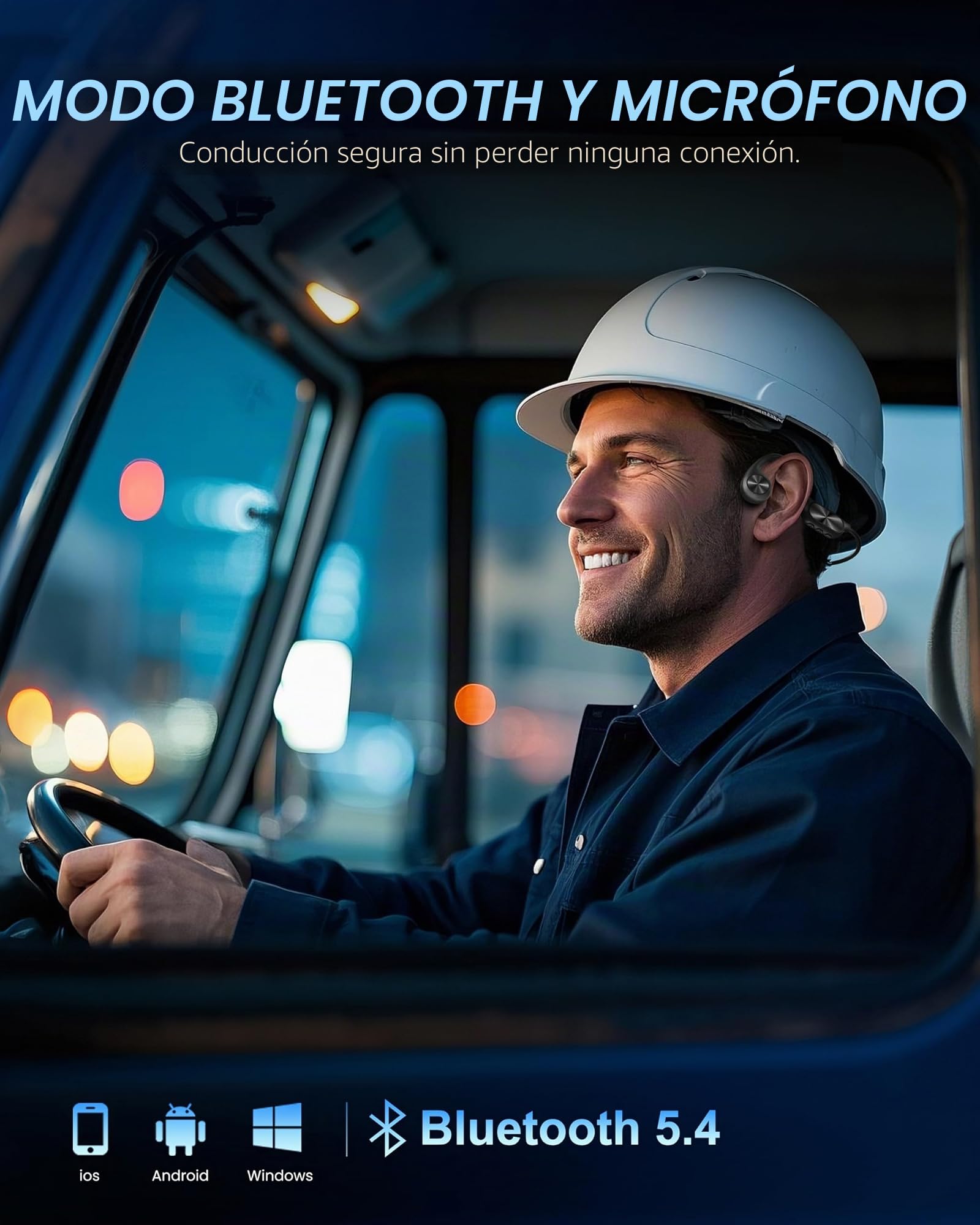 WalkerFit Auriculares Conducción Ósea Bluetooth 5.4, Auriculares Natación IPX8 Impermeables con MP3 Acuáticos 32GB, Cascos Open Ear Inalámbricos Deportivos para Natación, Correr, Ciclismo (Negro)