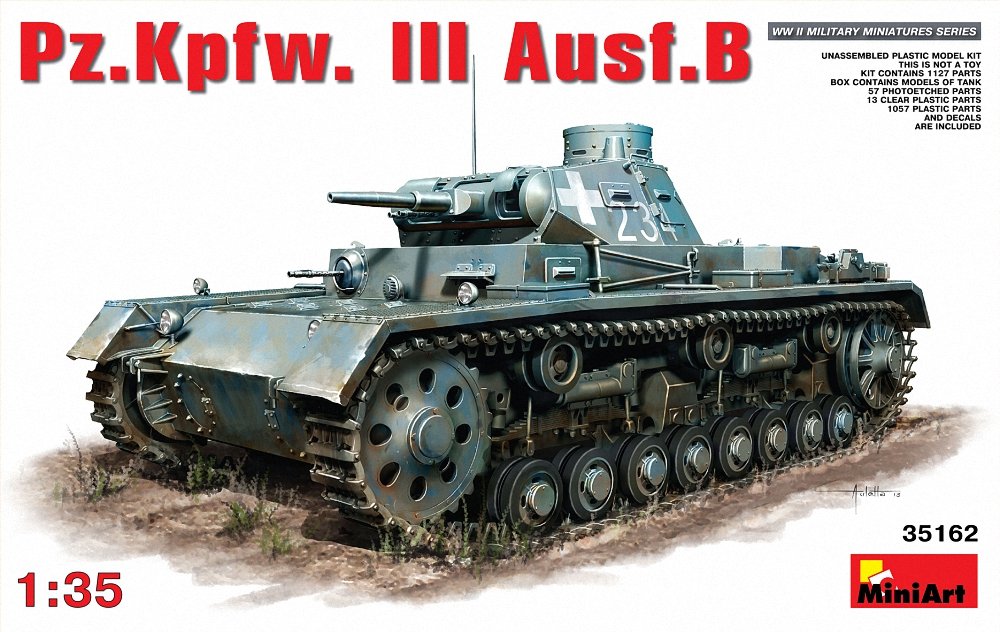Amazon | ミニアート 1/35 III号戦車B型 MA35162 プラモデル
