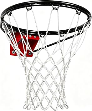 REGUICORP Heavy Duty Basketball Net Replacement, 12 Loops Premium Basketball Hoop Net, All Weather Anti Whip Nets for Indoor or Outdoor, Professional Basketball Accessories