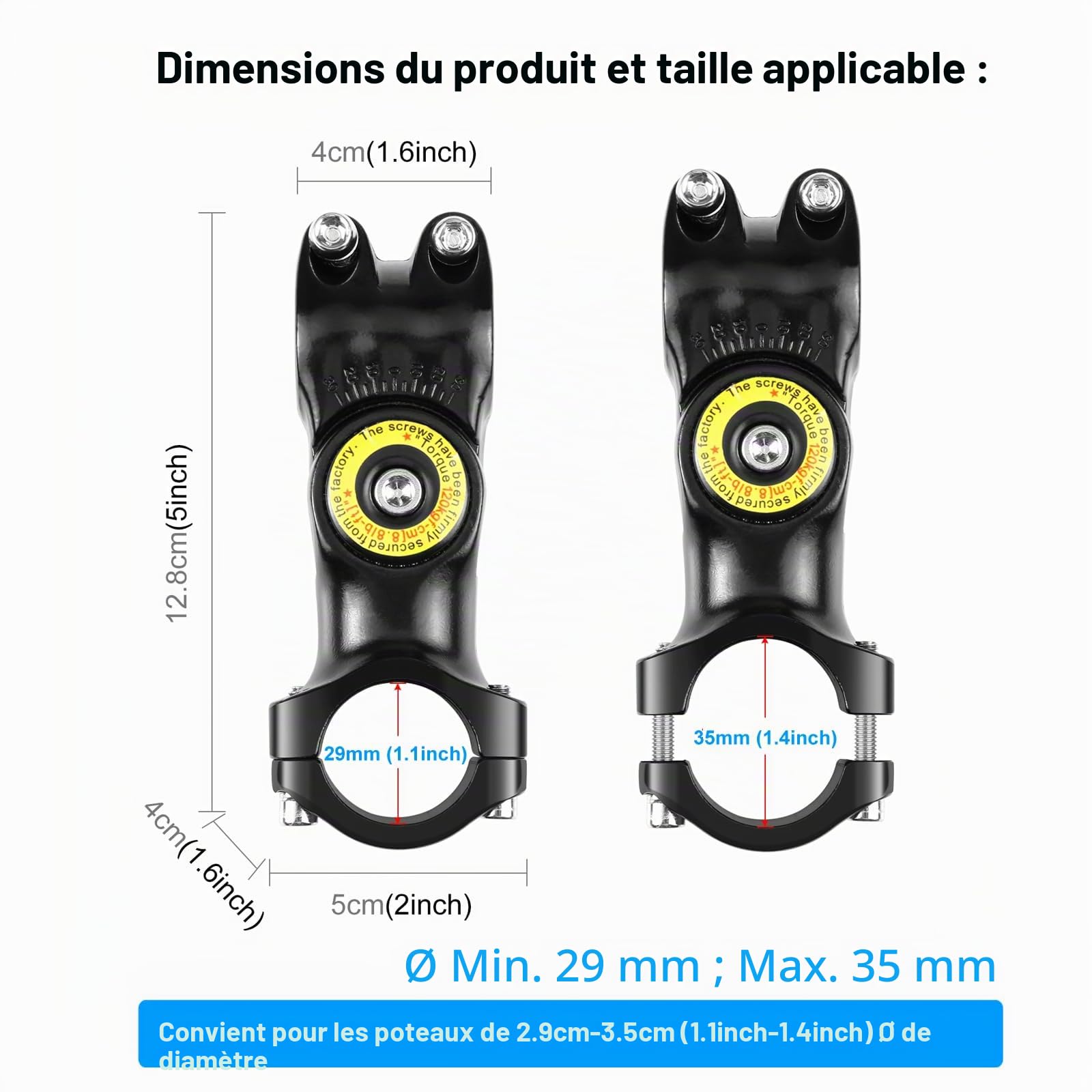 PULUZ Adaptateur de Fix de caméra pour Guidon de Moto Perche à Selfie pour Gopro Heor 13 12 11 10, Max 2, Lit/DJI OSMO 360 Action 6/Insta360 X5 X4 Air Go3 Ace Accessoires pour caméra d'action